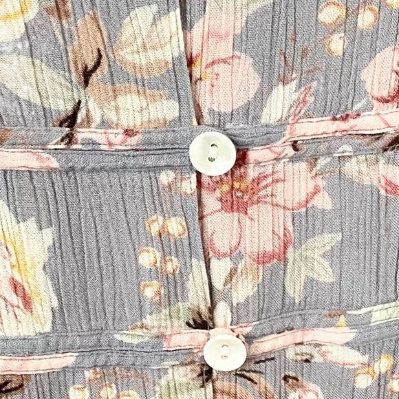 Vintage J.G. Hook Floral Maxi Dress in Size Large Petite - Picture 9 of 10